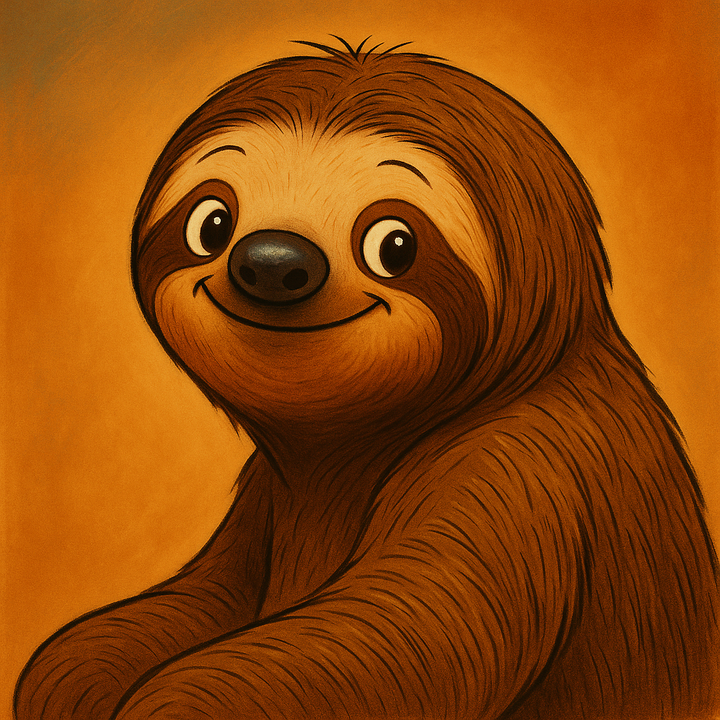 A silly animal rendered in golden-age animation style
