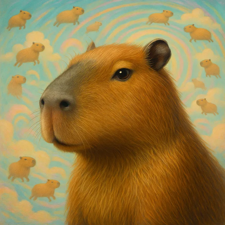 Kaleidoscope Cloud Parade — a Painted Critters style