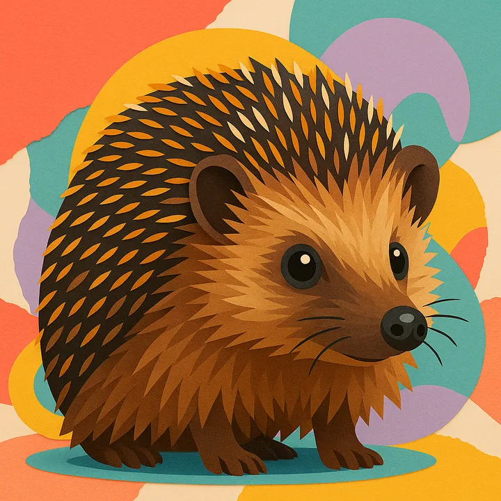 Sticker Storm Collage — a Painted Critters style