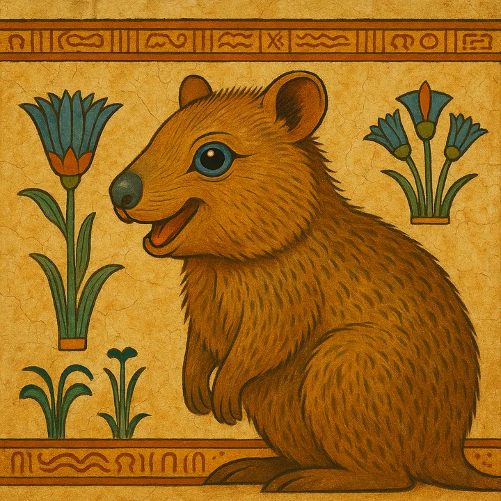 Egyptian Fresco — a Painted Critters style