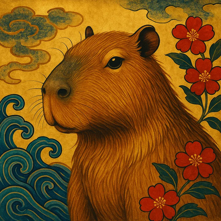Japanese Rinpa — a Painted Critters style